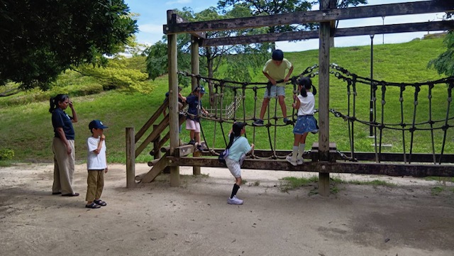 夏休み紹介②「公園に遊びに行きます！」